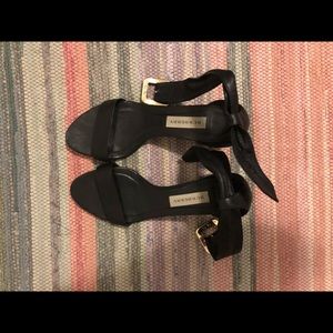 Burberry black heeled sandal sz 40IT